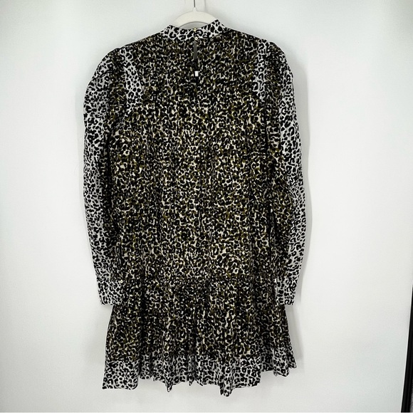 Ulla Johnson Amira Leopard Puff Sleeve dress New without tags - Picture 8 of 8